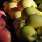 manzanas rojas y verdes