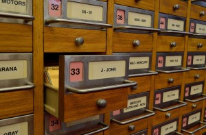 Cajones con archivadores